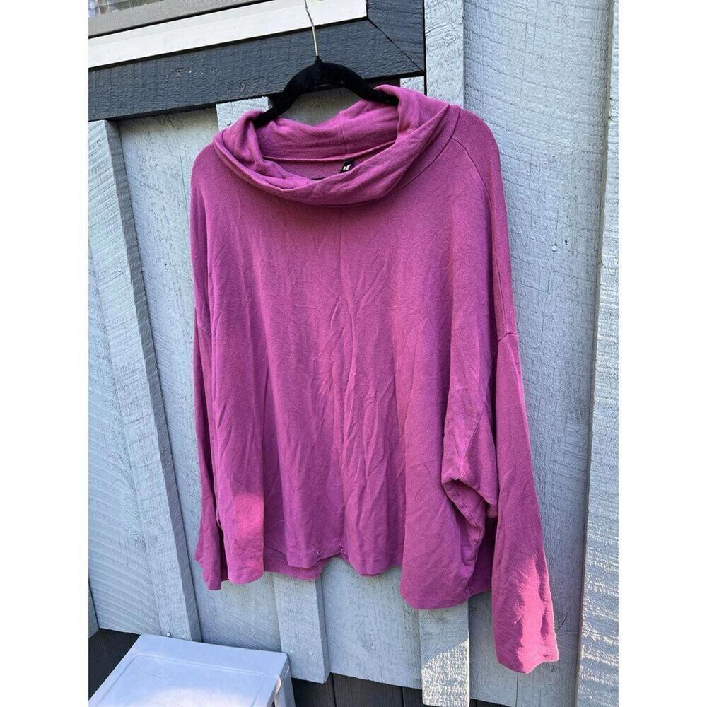 torrid sleep dream fleece cowl neck long sleeve lounge sweatshirt size 3